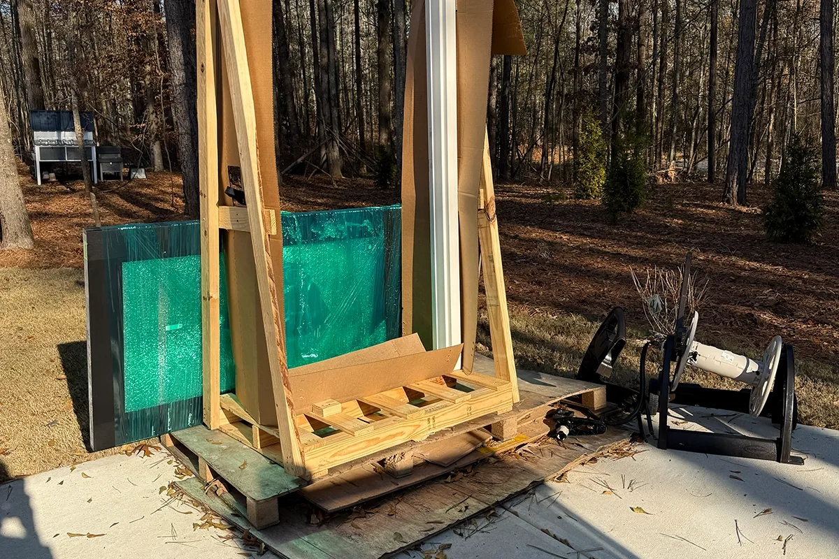 Before, Construction debris removal · Austell