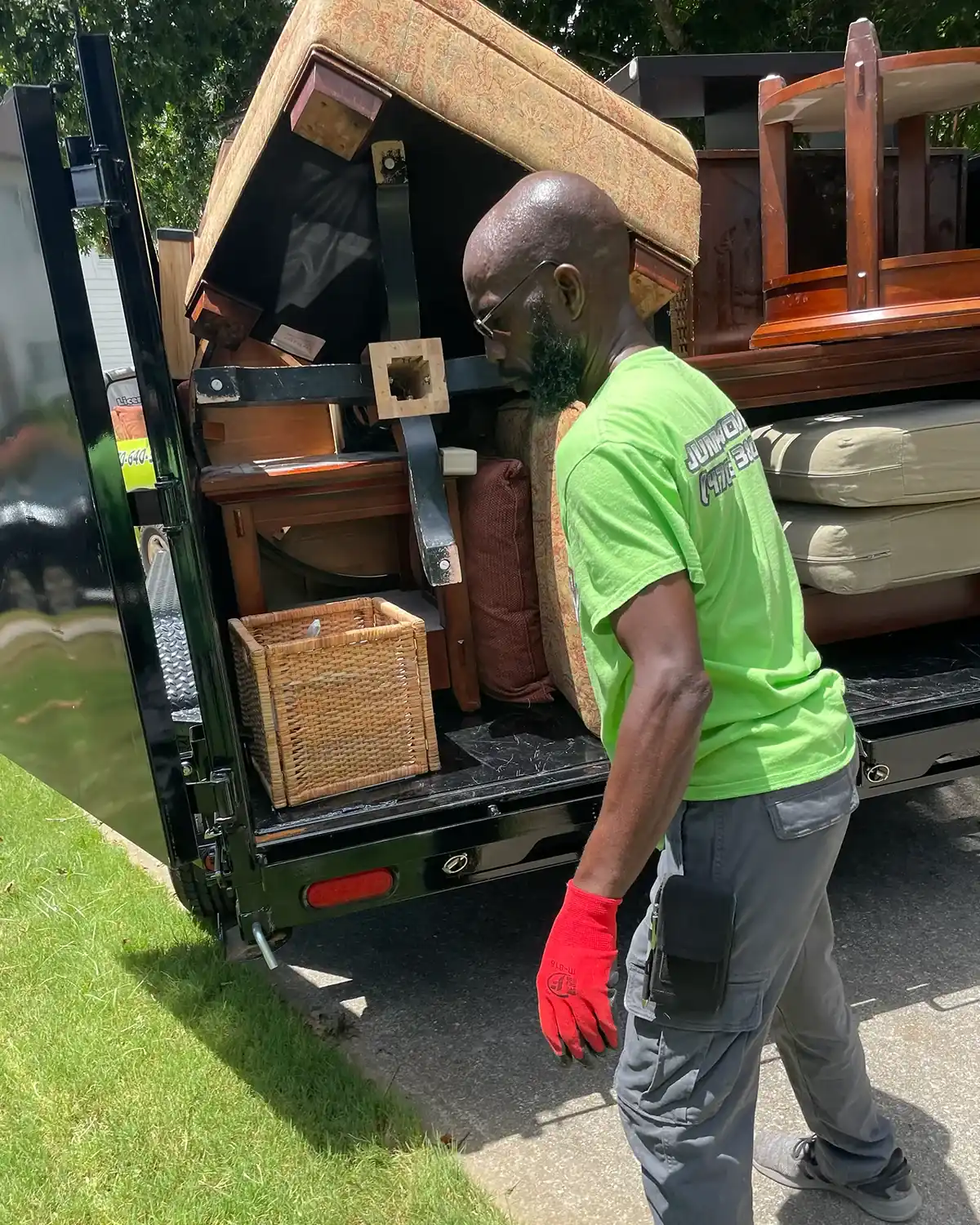 Robert Fletcher, cancer survivor and co-owner of Peachy Clean Junk Removal