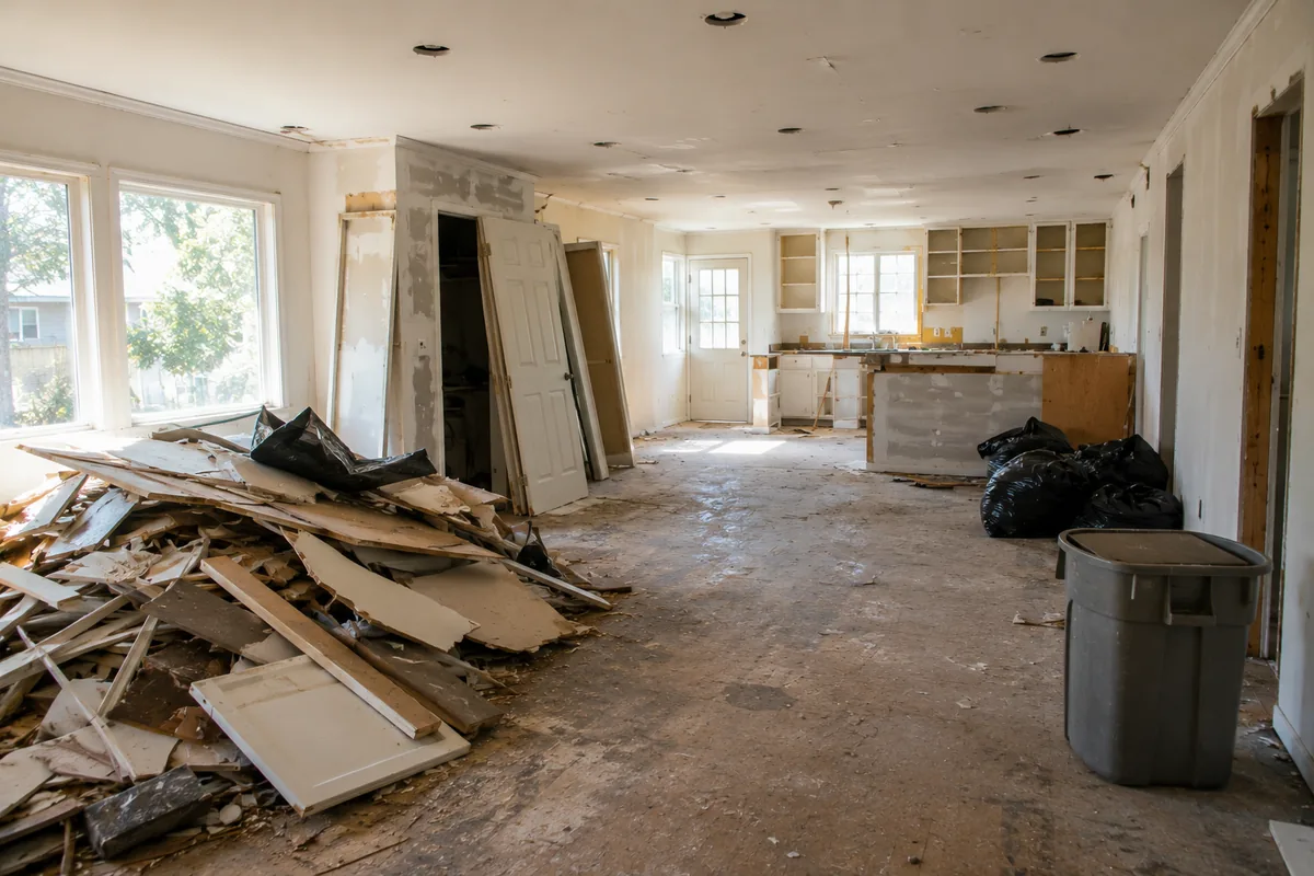 Peachy Clean crew after an investor flip cleanout in West Metro Atlanta